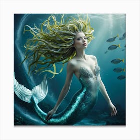 Mermaid Canvas Print