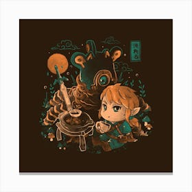 Cozy Time - Cute Game Geek Gift 1 Canvas Print
