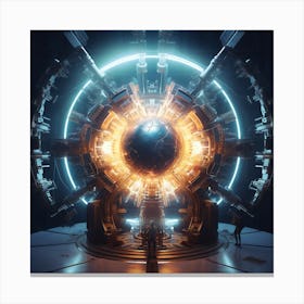 Proton fusion 5 Canvas Print