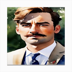 Portrait Of A Man 1 Canvas Print