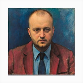 Portrait Of A Man Canvas Print