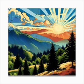 Enchanted Horizon 19 Canvas Print