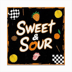 Sweet & Sour Canvas Print