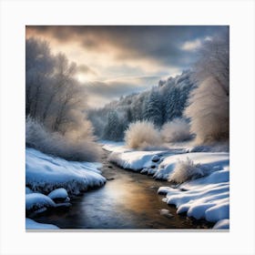 Winter Landscape 6 Canvas Print