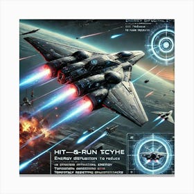 Celestial Scythe Hit And Run Tactics Canvas Print