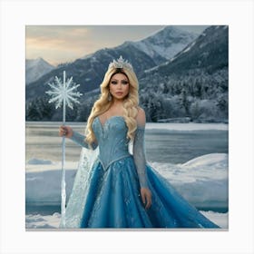 Frozen Princess 2 Canvas Print