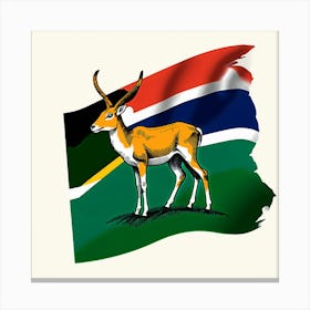 Namibia concept Flag Canvas Print