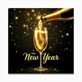 Happy New Year 10 Canvas Print