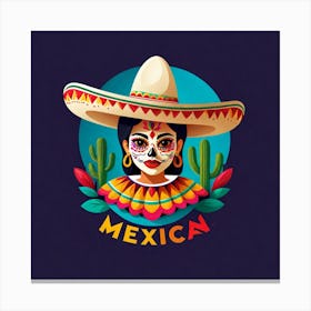 Mexican Girl 81 Canvas Print