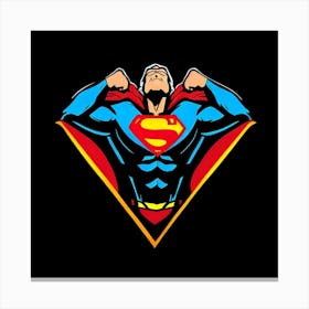 Superman Logo Canvas Print