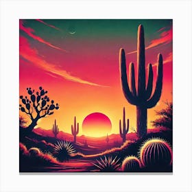 Sunset In The Desert Toile