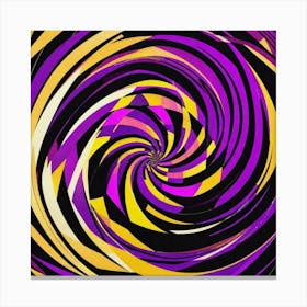 Milky purple twirl Canvas Print