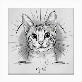 My Cat Canvas Print