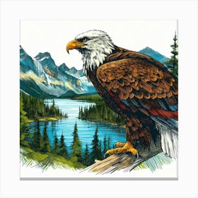 Wild Bird Artwork 14 Canvas Print