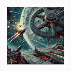 Star Wars Spaceship Canvas Print
