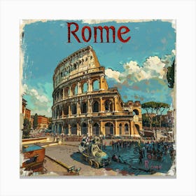 Rome - Colosseum Canvas Print