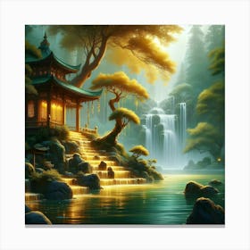 Chinese Garden Canvas Print