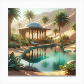 Desert Landscape 3 Canvas Print