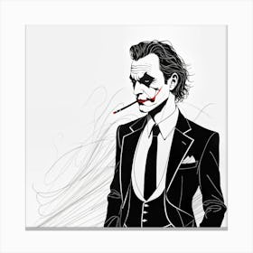 Joker Canvas Print