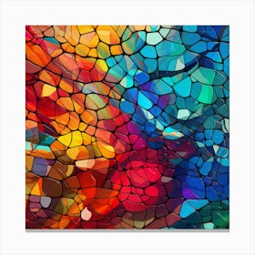 Mosaic Background Canvas Print