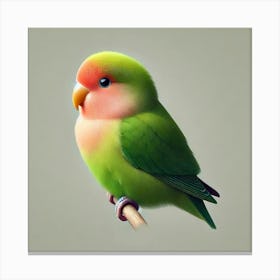 Lovebird Canvas Print