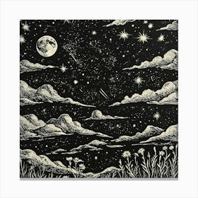 Night Sky 3 Canvas Print