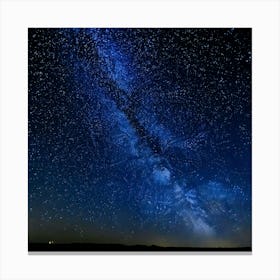 Firefly Starry Night Sky Deep Blacks And Subtle Noise Reduction For Starry Skies Canvas Print