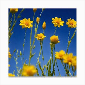 Yellow Flowers 1 Canvas Print