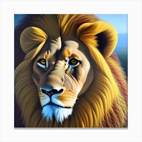Pretty Lion Canvas Print