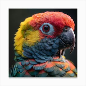 Colorful Parrot 28 Canvas Print