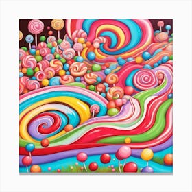 Lollipops Canvas Print