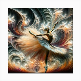 dancer in the fractalverse Canvas Print