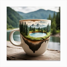 Mug Painting 4 Canvas Print