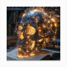 Magic Skull Canvas Print