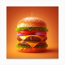 Burger2 1 Canvas Print