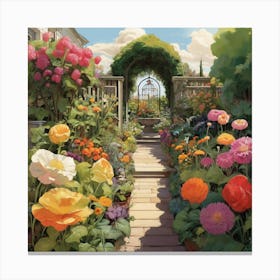 Garden Path 18 Canvas Print