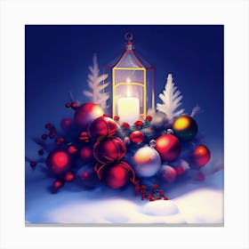 Christmas Lantern Canvas Print