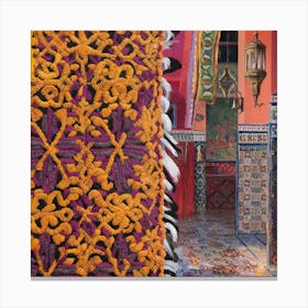 Moroccan Doorway Canvas Print