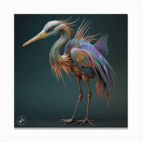 Bird of color Canvas Print