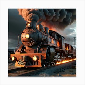 Train To Hell 4 Canvas Print