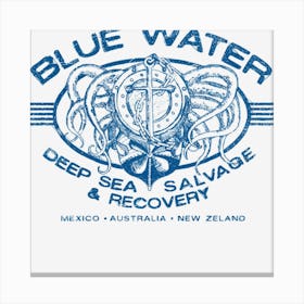 Blue Water Deep Sea Salvage Canvas Print