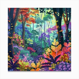 Colorful Forest Canvas Print