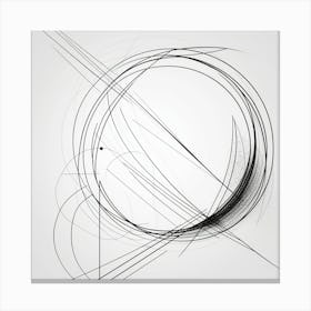 Abstract Circle Canvas Print