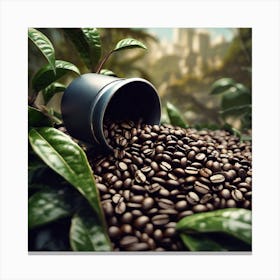 Coffee Beans 181 Canvas Print