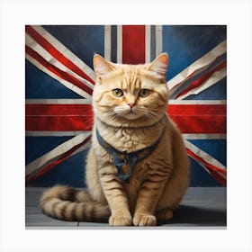 British Cat Canvas Print