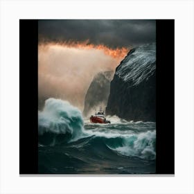 Stormy Seas Canvas Print