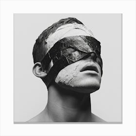 Man With A Mask Canvas Print