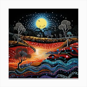 Aboriginal Art 6 Canvas Print