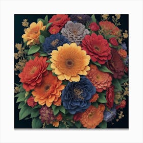 Bouquet Of Flowers 3 Canvas Print