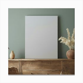 Blank Canvas Canvas Print